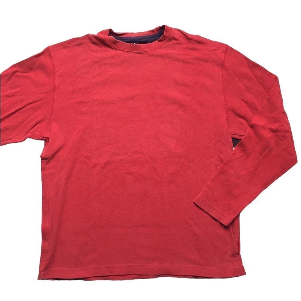 Red gap long sleeve